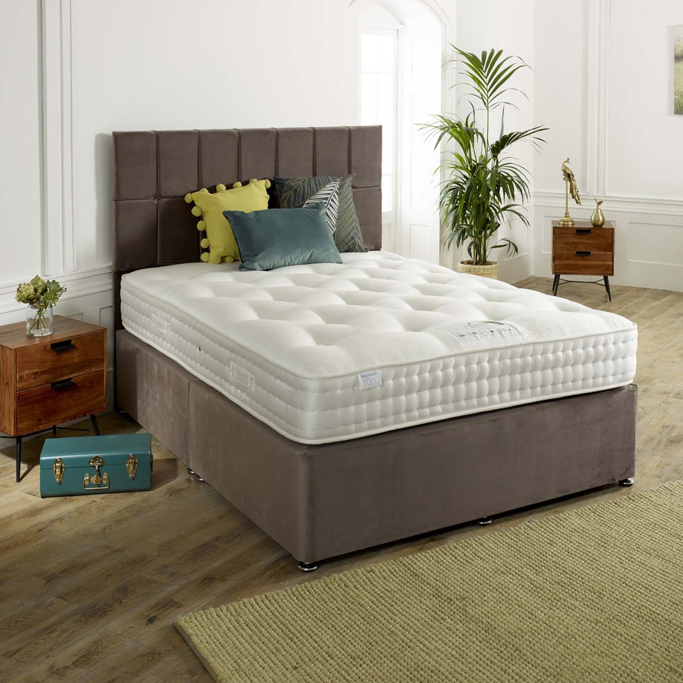 Natural Merino Wool & Cotton Mattress (Soft) (Medium) Or (Medium To Firm)