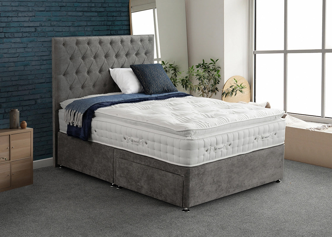 Renaissance 3000 Pocket Spring Wool & Cashmere Natural Mattress ( Medium To Firm)