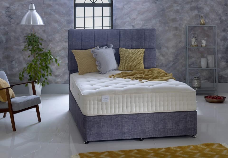 Natural Alpaca Wool 10000 Air Suspension Pocket Spring Mattress (Medium) Or (Firm)