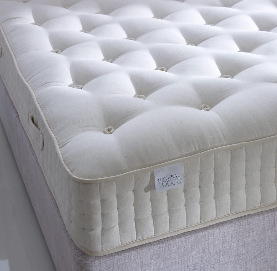 Natural Alpaca Wool 10000 Air Suspension Pocket Spring Mattress (Medium) Or (Firm)