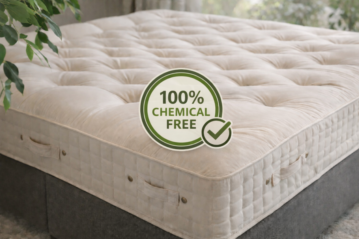 The Supreme 10,000 Pocket Spring Organic Wool & Cotton Mattress