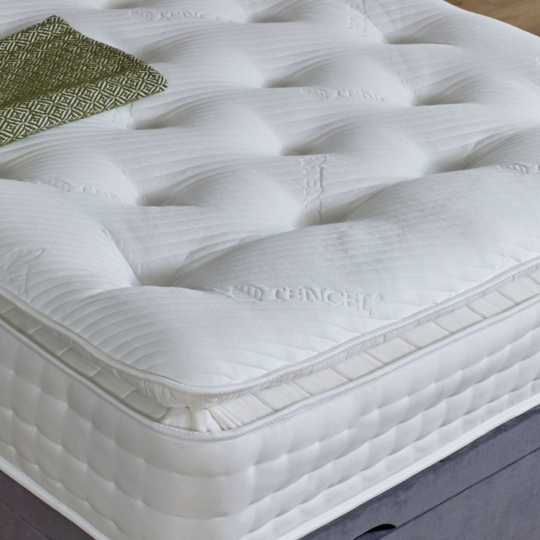 Natural Elegance 3000 Pillow Top Mattress: Medium To Firm, Filled With Lambs Wool, Cashmere, Alpaca Wool, Silk & Cotton.