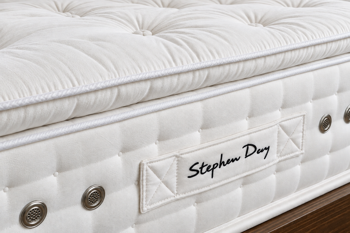 100% Organic Pillow Top 2000 Pocket Spring Egyptian Oganic Cotton & 1000 GSM Organic Wool