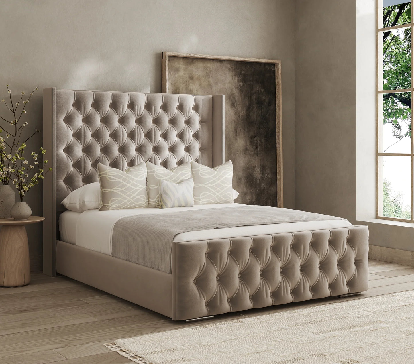 Moscow Wingback Bed Frame