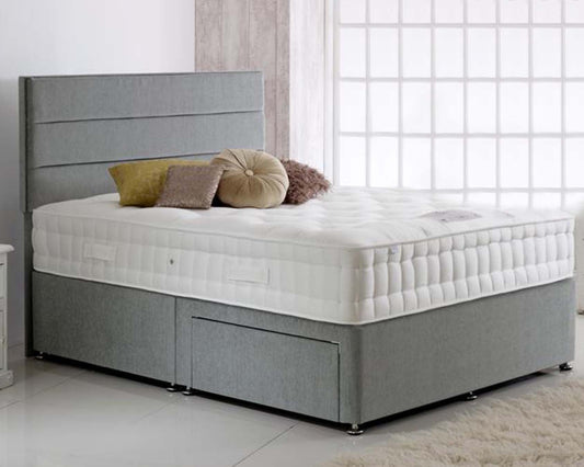 100% Natural Wool,Cashmere, Silk, Cotton 7000 Pocket Spring Mattress (Firm)
