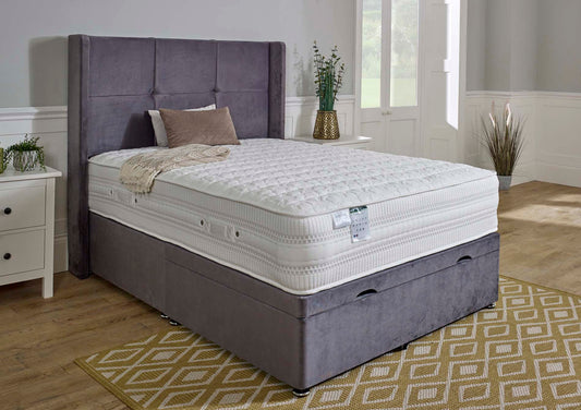 Natural Sleep 1000/2000 Pocket Spring  Wool & Silk Mattress (Medium) (Soft) (Firm)