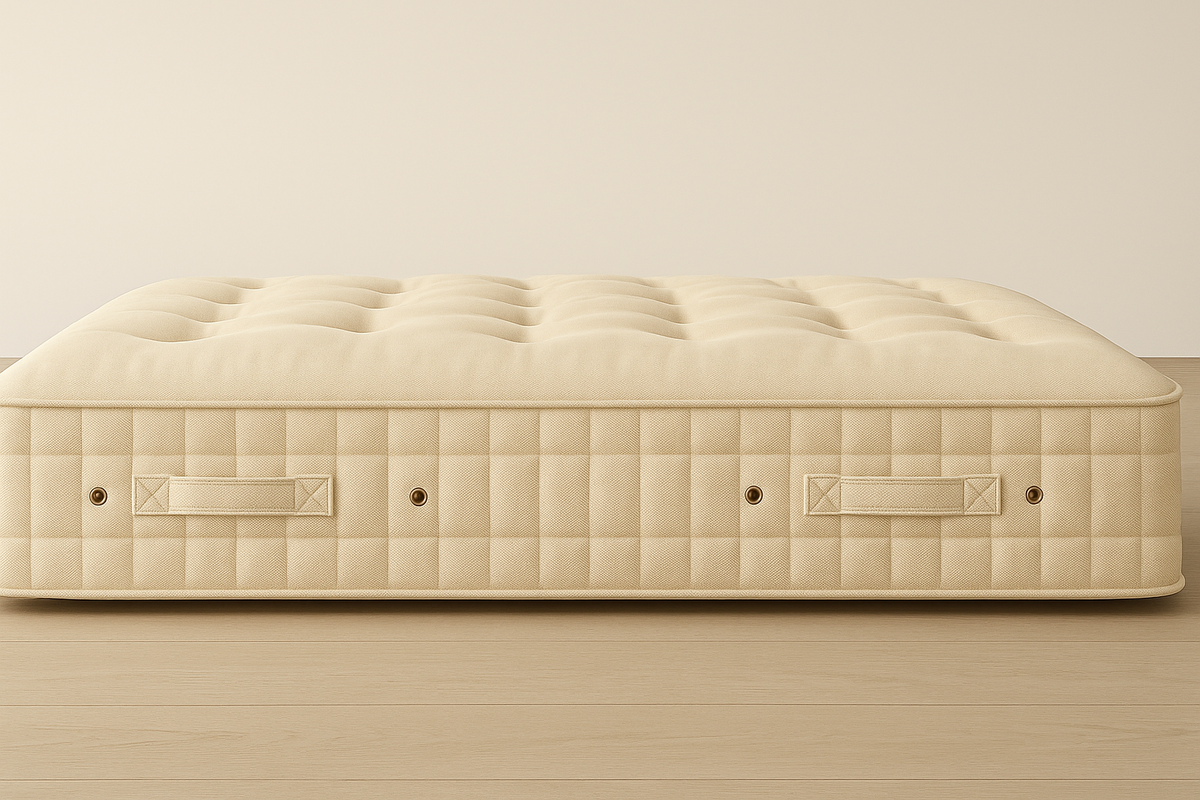 100% Organic Wool & Suvin Organic Gold Cotton Hand Tufted Ultra 6000 Mattress