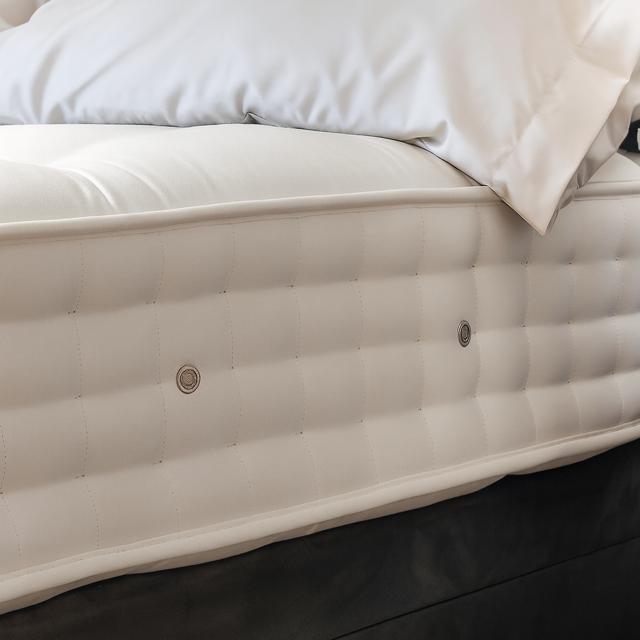 100% Organic Hand Tufted 3000 Air Suspension Pocket Spring Wool & Cotton Mattress
